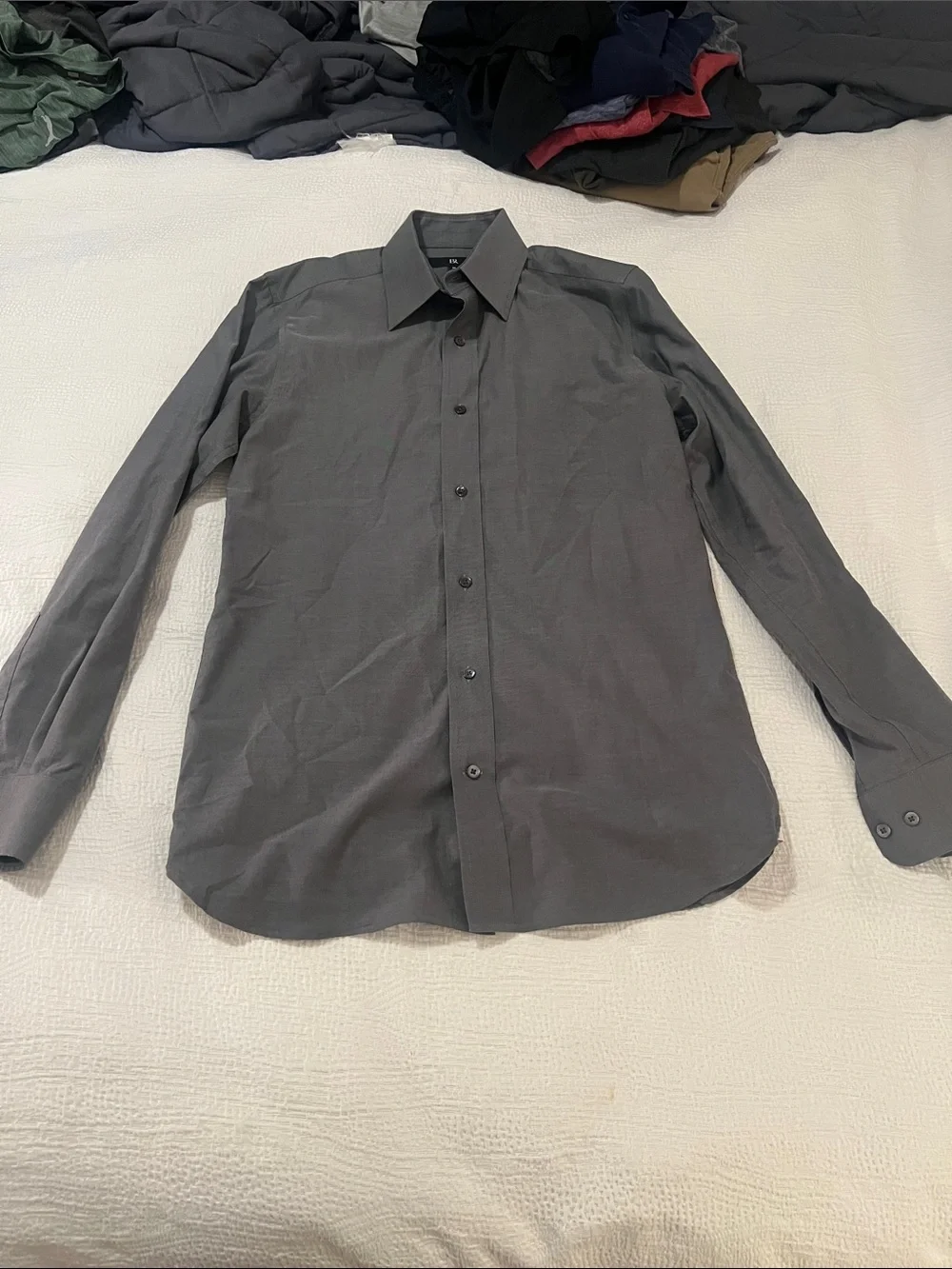 Banana Republic Charcoal Gray Dress Shirt